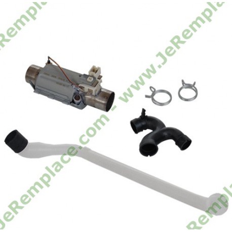 50290104004 Kit collecteur complet avec résistance et durite pour lave vaisselle