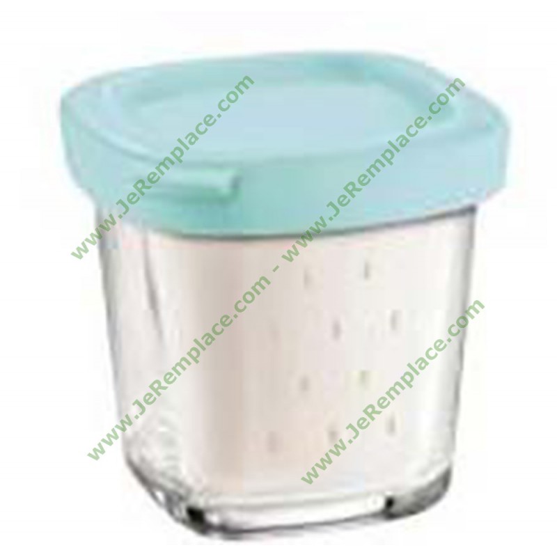 Pot avec bouchon pour yaourtiére multidelice Seb SS-194031