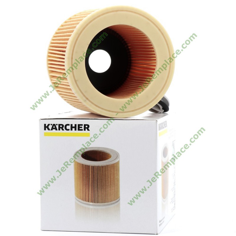 64145520 Filtre cartouche avec bouchon aspirateur Karcher (adaptable)