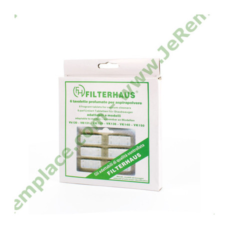 6 sticks parfumeur 00550082 pour aspirateur vorwek kobolt