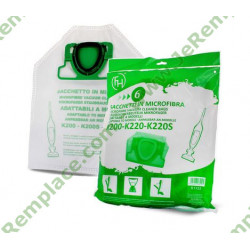 Boite de 6 sac à poussiere pour aspirateur Vorwerk K200- K220-K220S