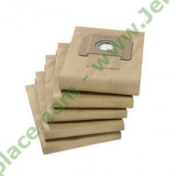 5 sacs filtrants papiers 6.904-208.0 aspirateurs Karcher