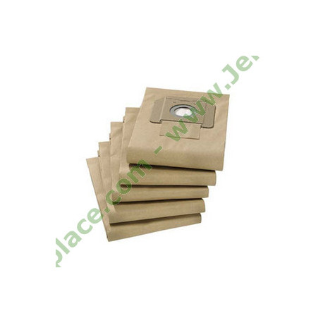 5 sacs filtrants papiers 6.904-208.0 aspirateurs Karcher