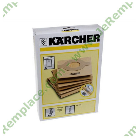 Boite de 3 sacs FP303 6.904-128.0 pour aspirateur Karcher