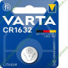 Pile Varta plate bouton Lithium CR1632