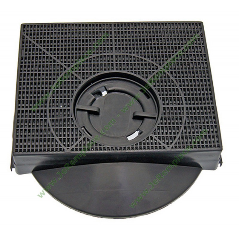 Filtre charbon rectangulaire FAT303 type 303 (à l'unité) (AMC895 CHF303) Hotte  DE DIETRICH, ARISTON HOTPOINT
