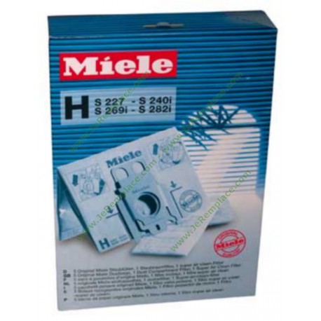 02046318 Boite de 10 sacs pour aspirateur miele